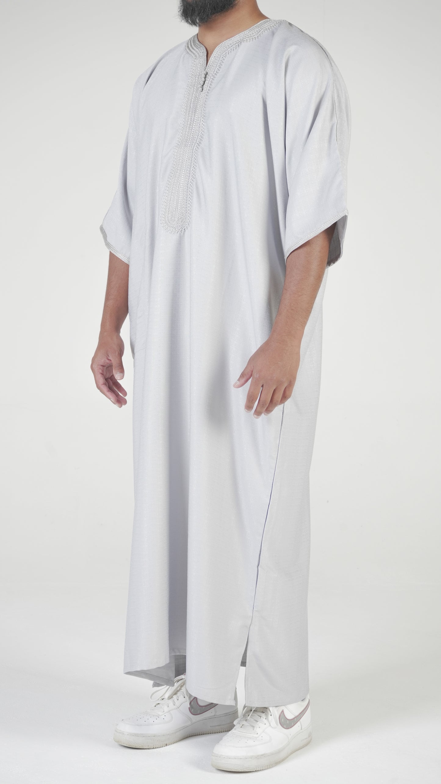 Morrocon Steel Grey Thobes