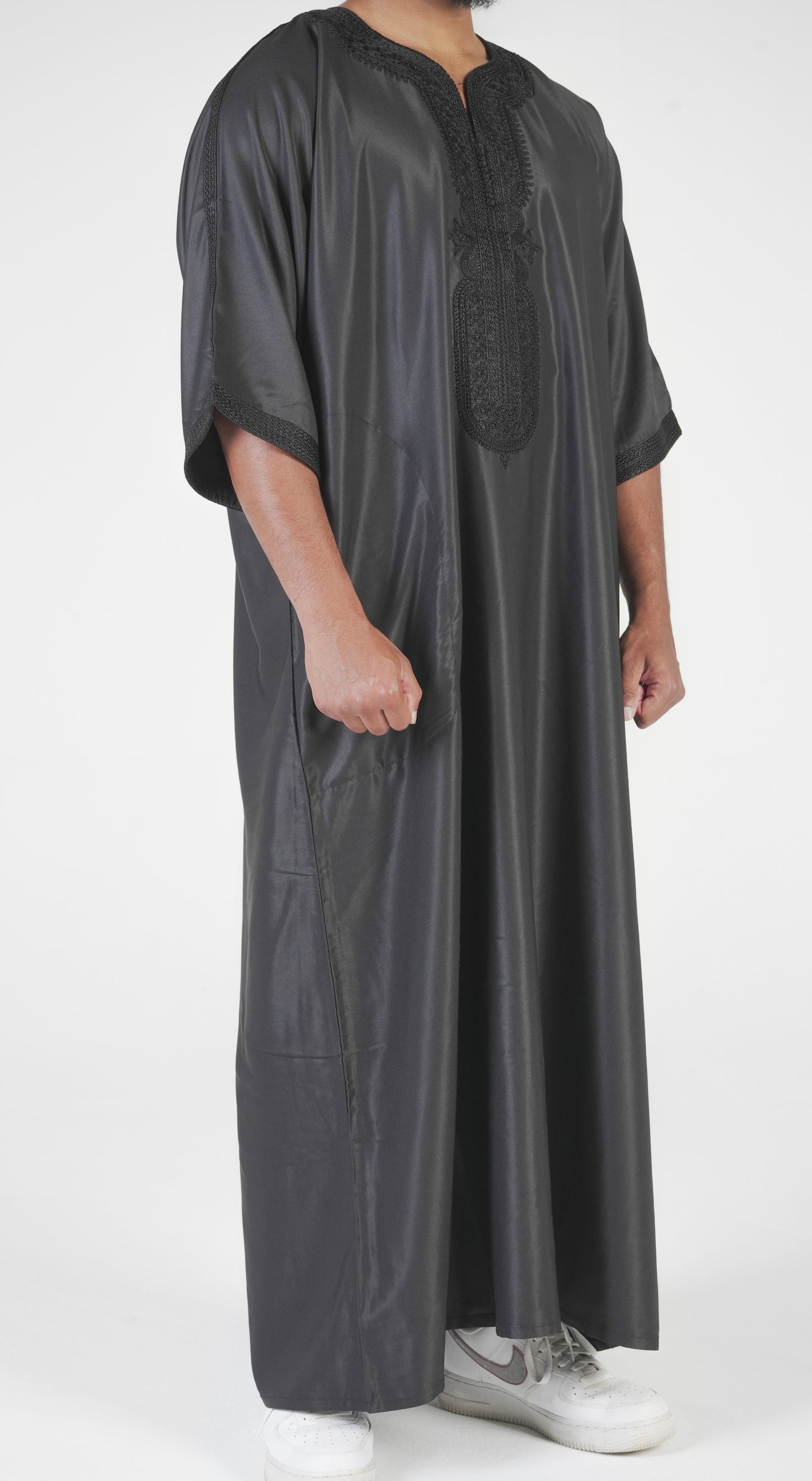 Premium Morrocan Black Thobe