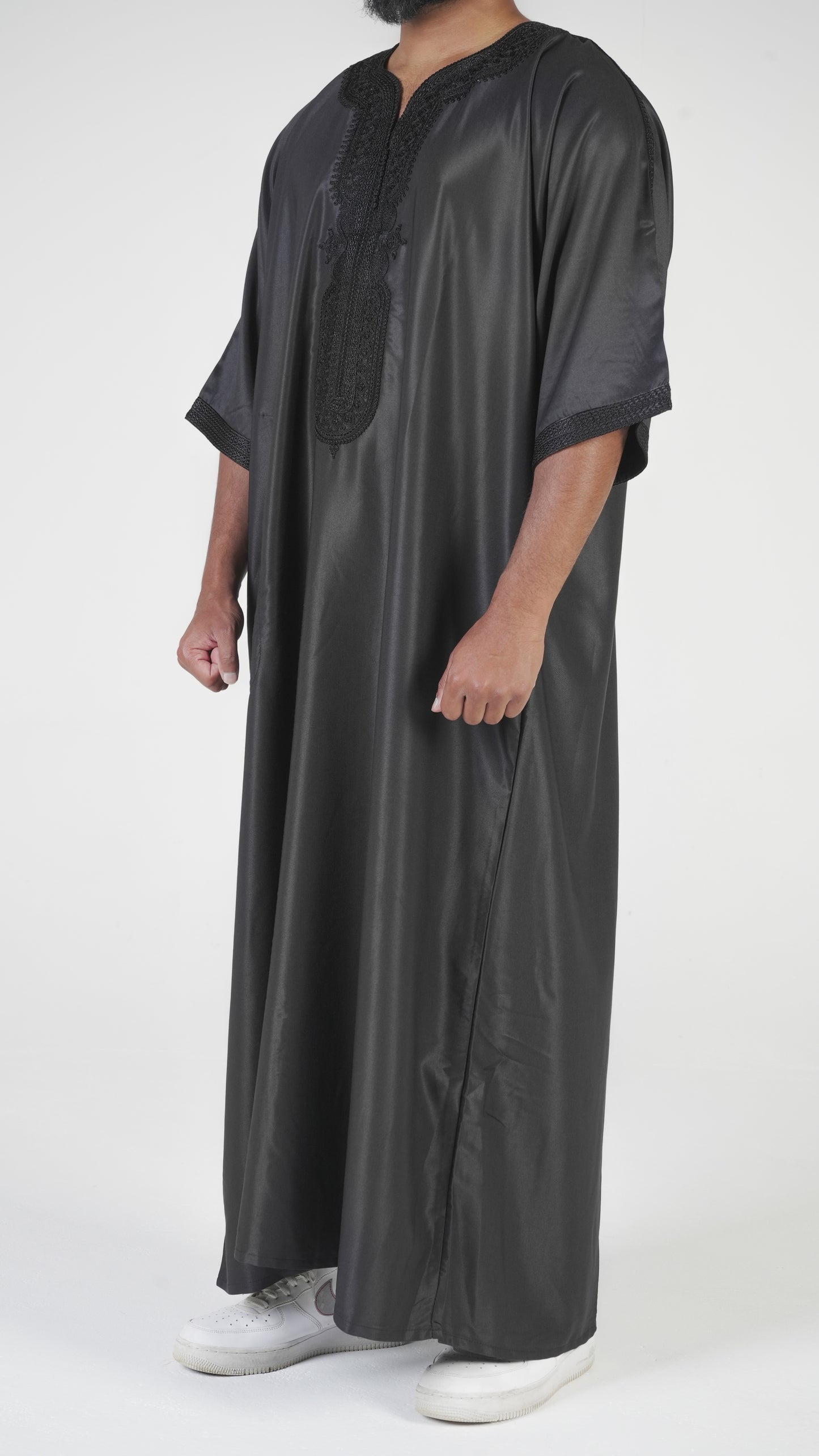 Premium Morrocan Black Thobe