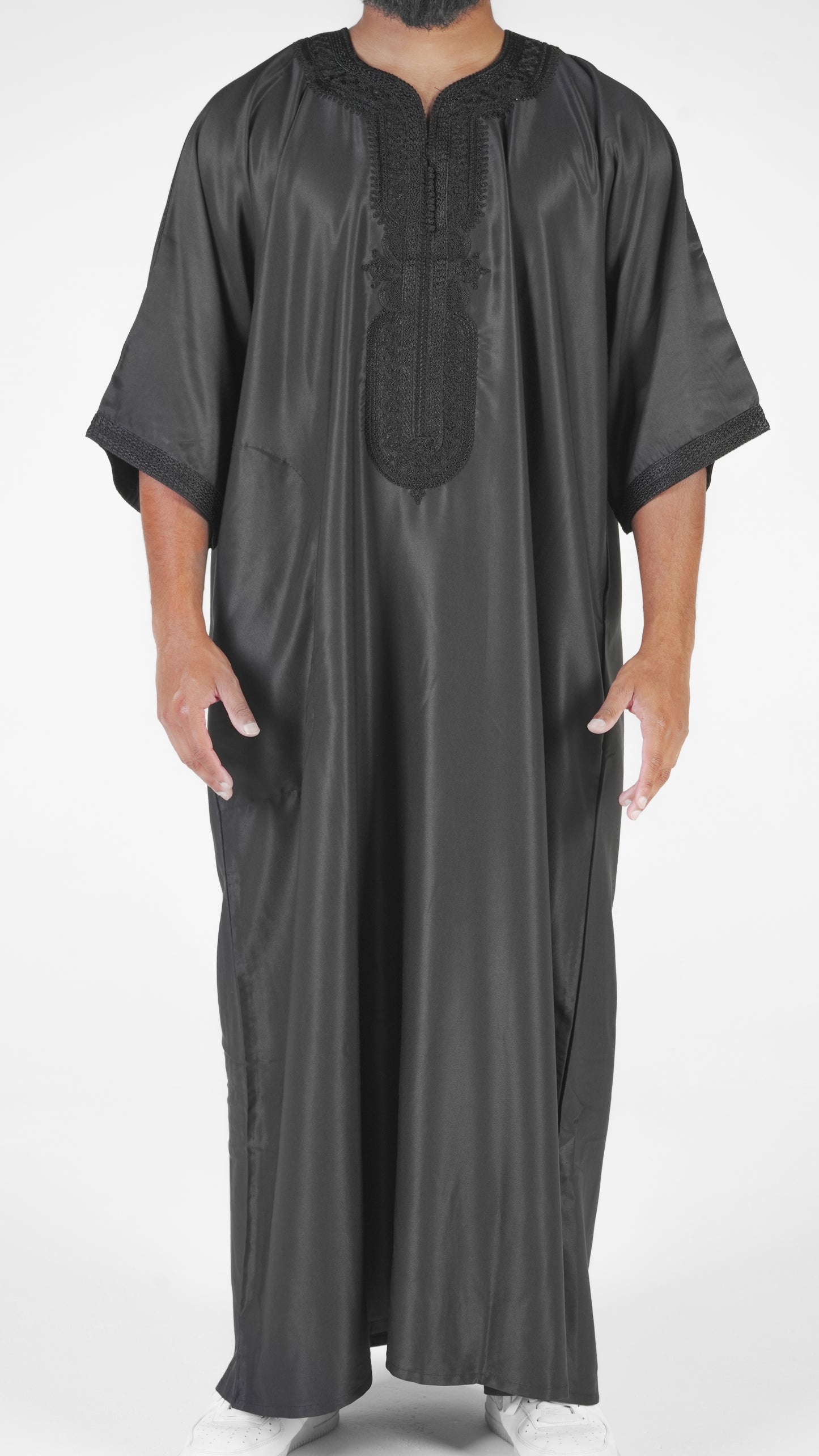 Premium Morrocan Black Thobe